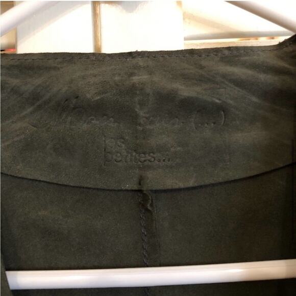 Les Petites Goat Suede Leather Jacket - Picture 5 of 7